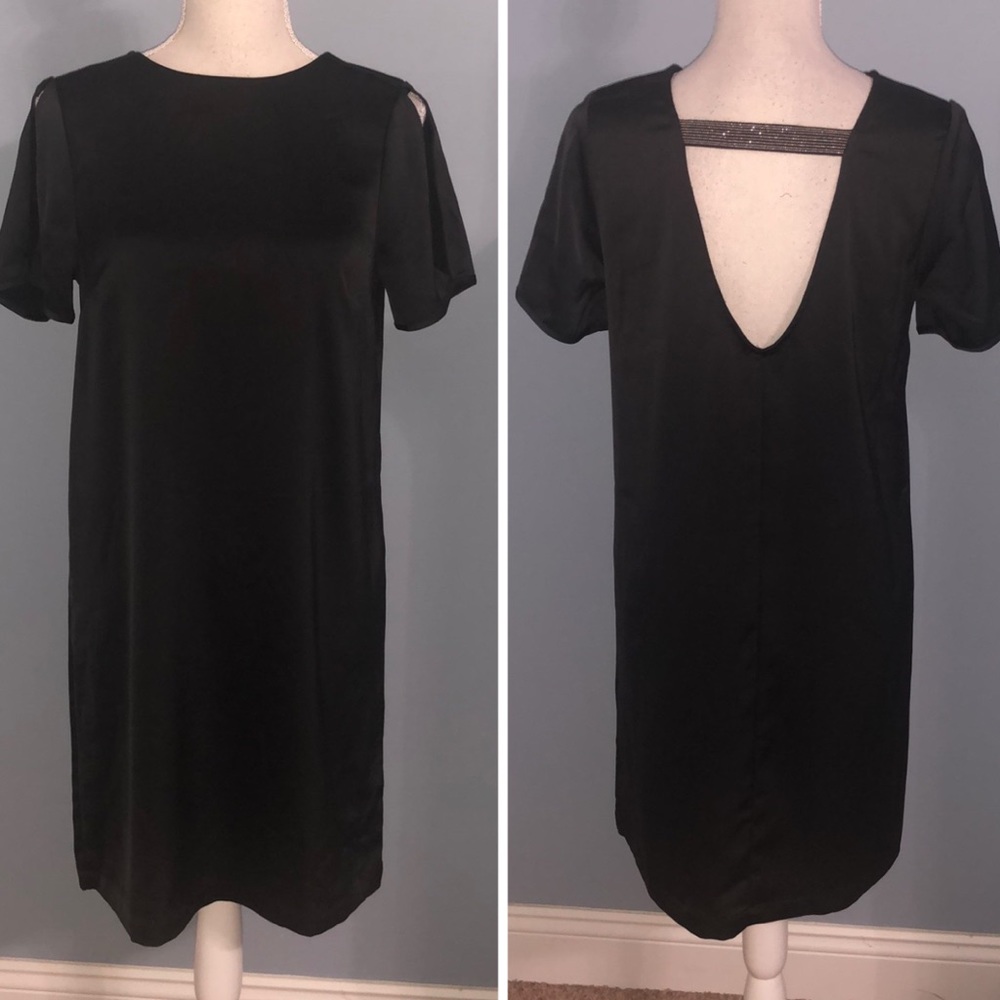 H&M cut out low back shift dress